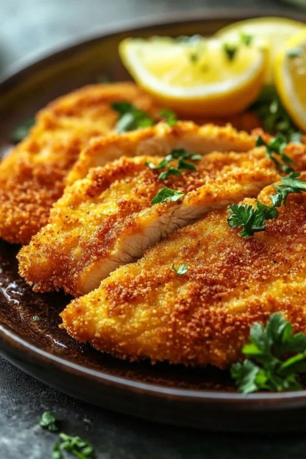 Pechuga a la milanesa