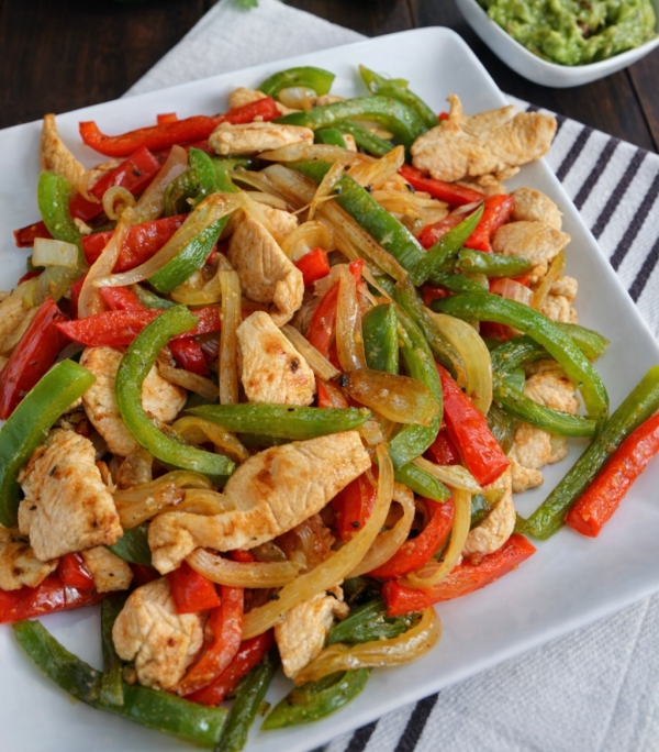 Fajitas de pollo